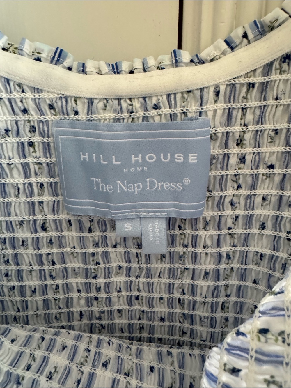 Hill House Women’s Nap Dress® in Pale Blue Floral